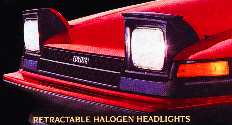 1984 Toyota Corolla SR5 headlights
